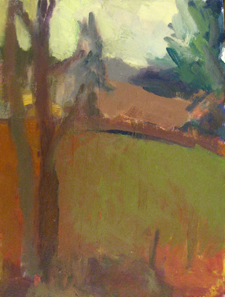 22. Janet Byer Sherman
Hillside from Studio Window
Oil on canvas
16