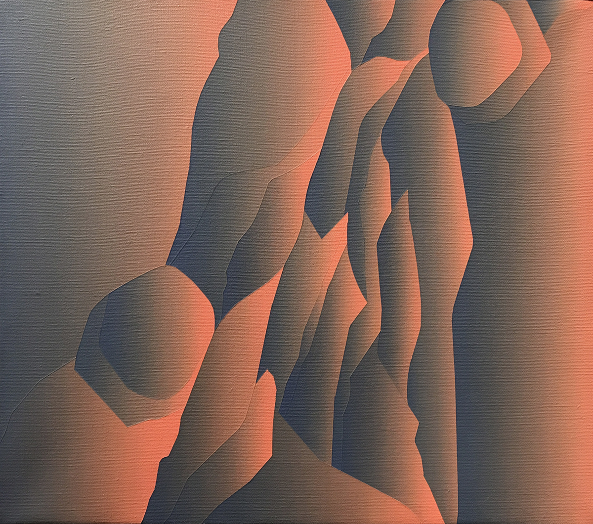 Frances Fawcett • <em>Cave Light</em> • Acrylic on canvas • NFS