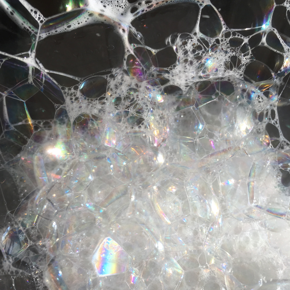 Margaret Nelson • <em>Water II: The Physics of Bubbles</em> • Metal print • 8″×8″ • $125.00