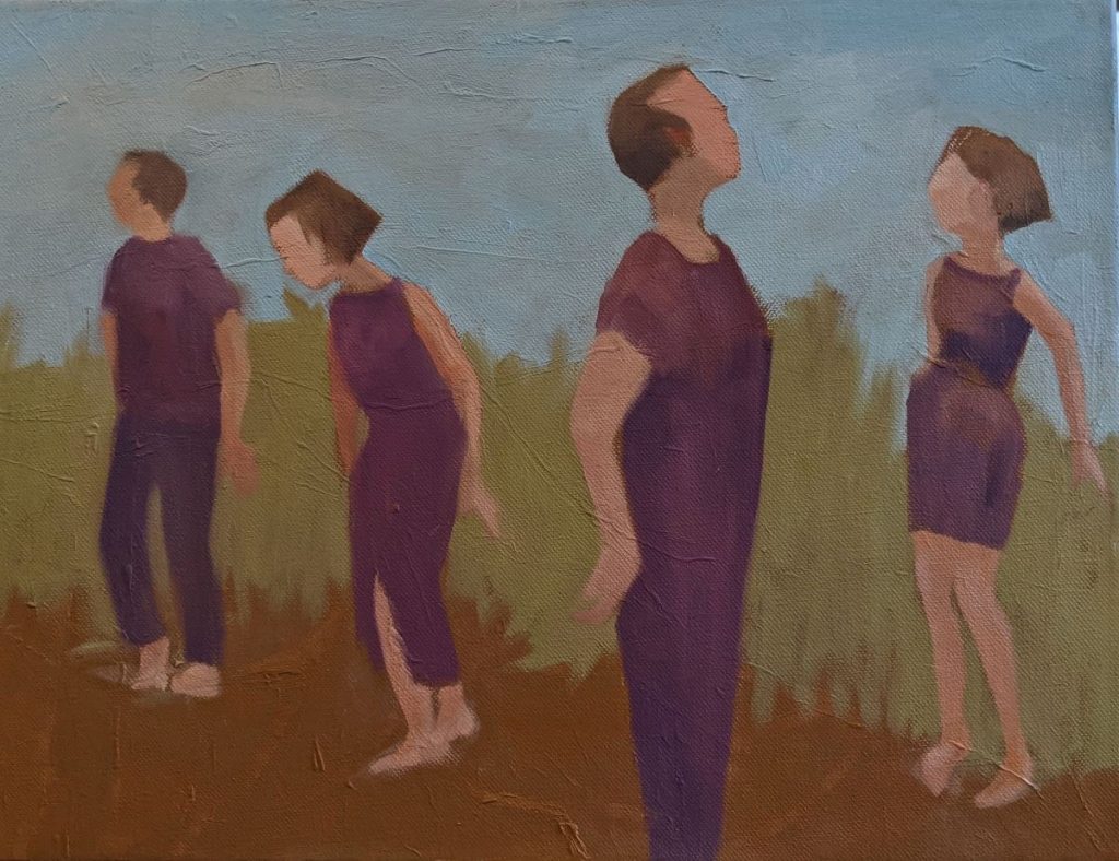 Diana Ozolins • <em>Anxiety</em> • Oil on canvas • 16″×12″ • $350.00