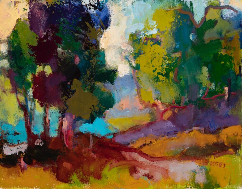 Robert Glisson • <em>Play of Light</em> • Oil on canvas board • 11″×14″ • $850.00