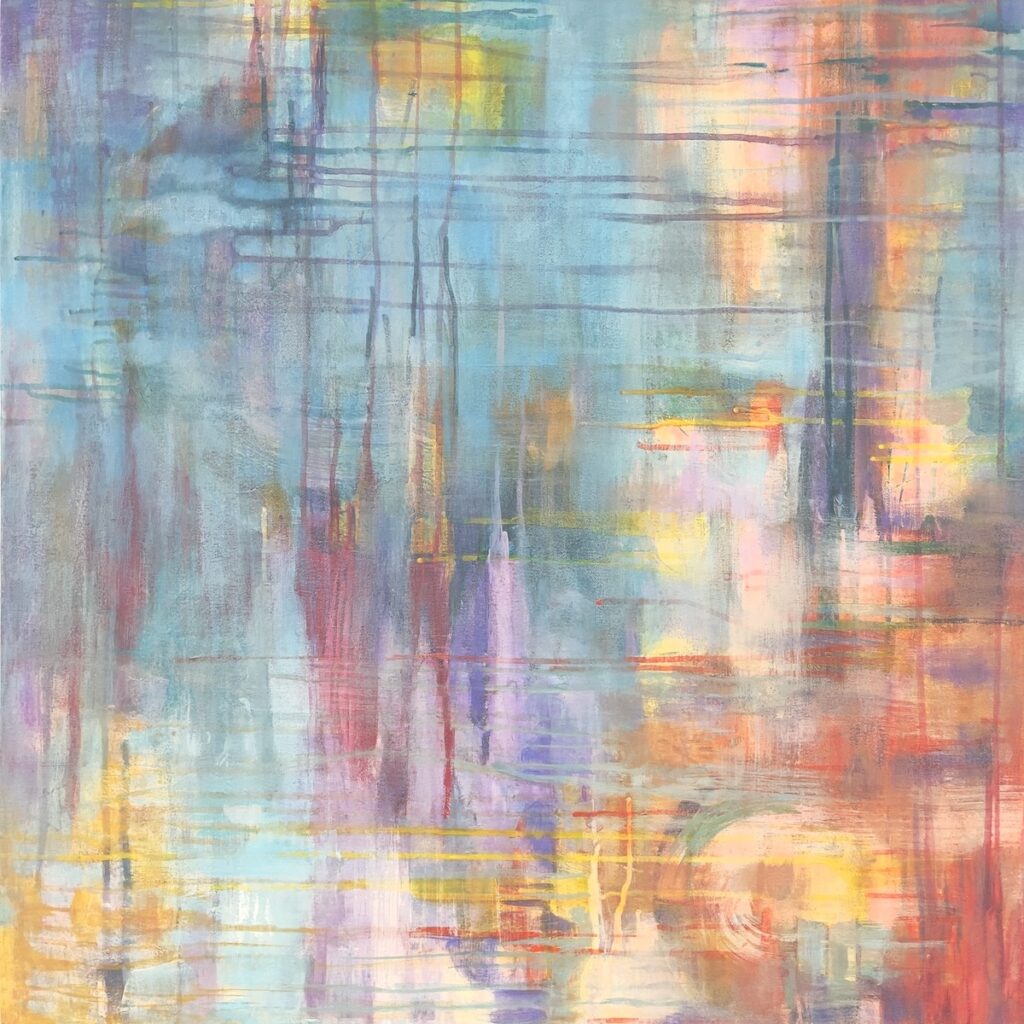 Patricia Brown • <em>Untitled, November 19, 2022</em> • Acrylic on canvas • 30″×30″ • $700.00