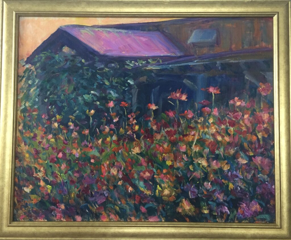 Hsiao-Pei Yang • <em>Welcoming</em> • Oil on canvas • 20″×16″ • $500.00