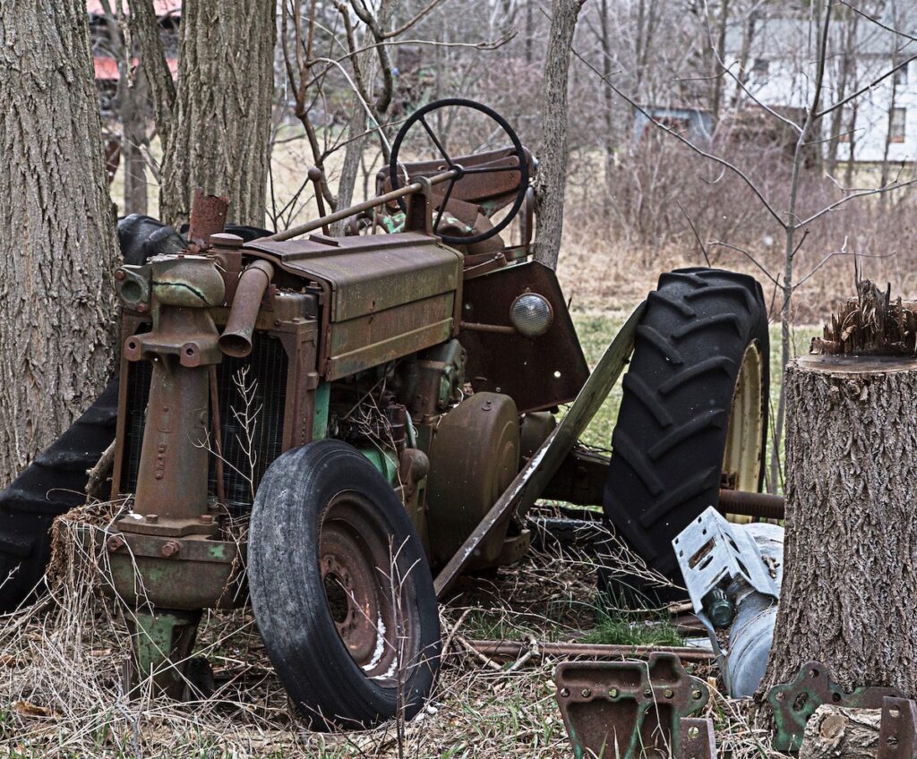 Nancy Ridenour • <em>Antique Tractor</em> • Digital image on canvas • 20″×16″ • $130.00