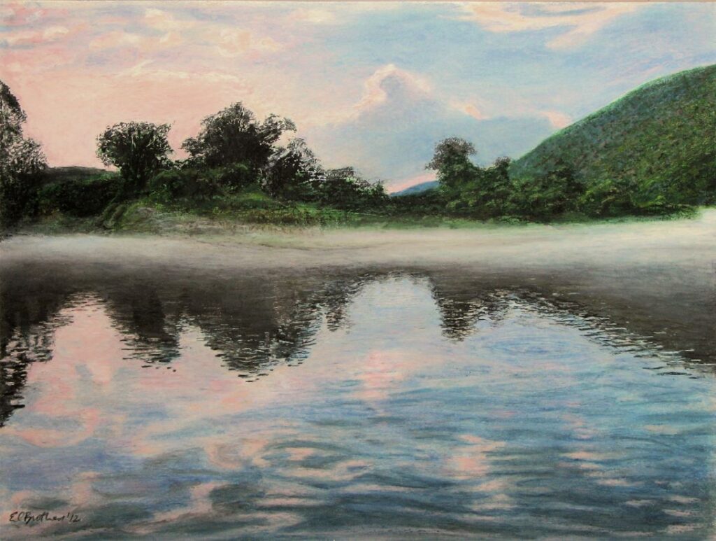 Ed Brothers • <em>Infinity Pool</em> • Oil • 11½″×8½″ • Prints available