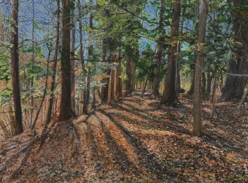 Ed Brothers • <em>Late Morning Shadows</em> • Oil • 11½″×8½″ • Prints available