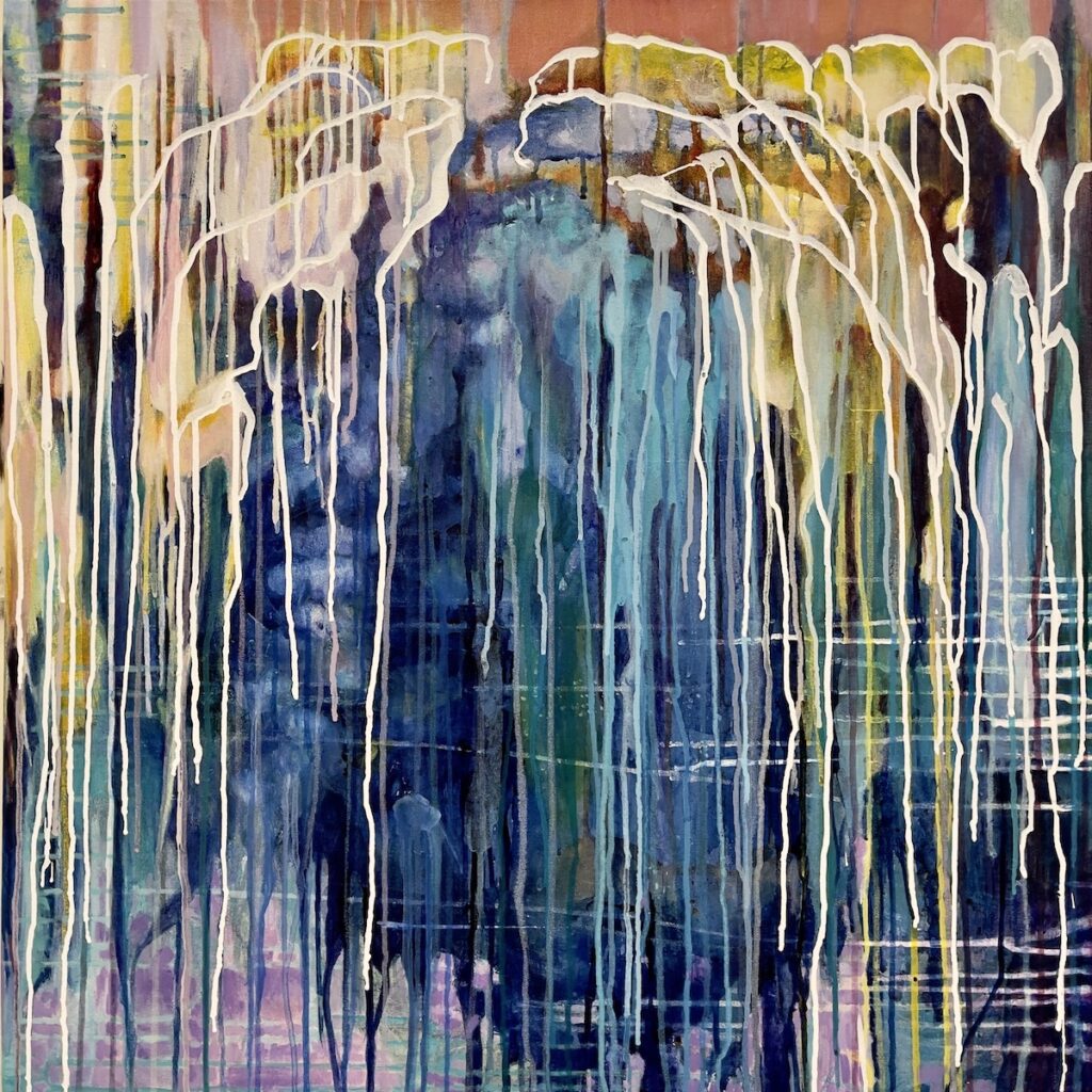 Patricia Brown • <em>Untitled, November 20, 2022</em> • Acrylic on canvas • 36″×36″ • $700.00