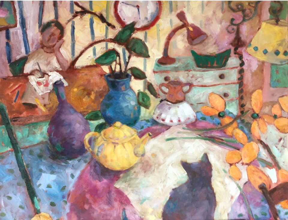 Yellow Teapot by Catherine O'Neil