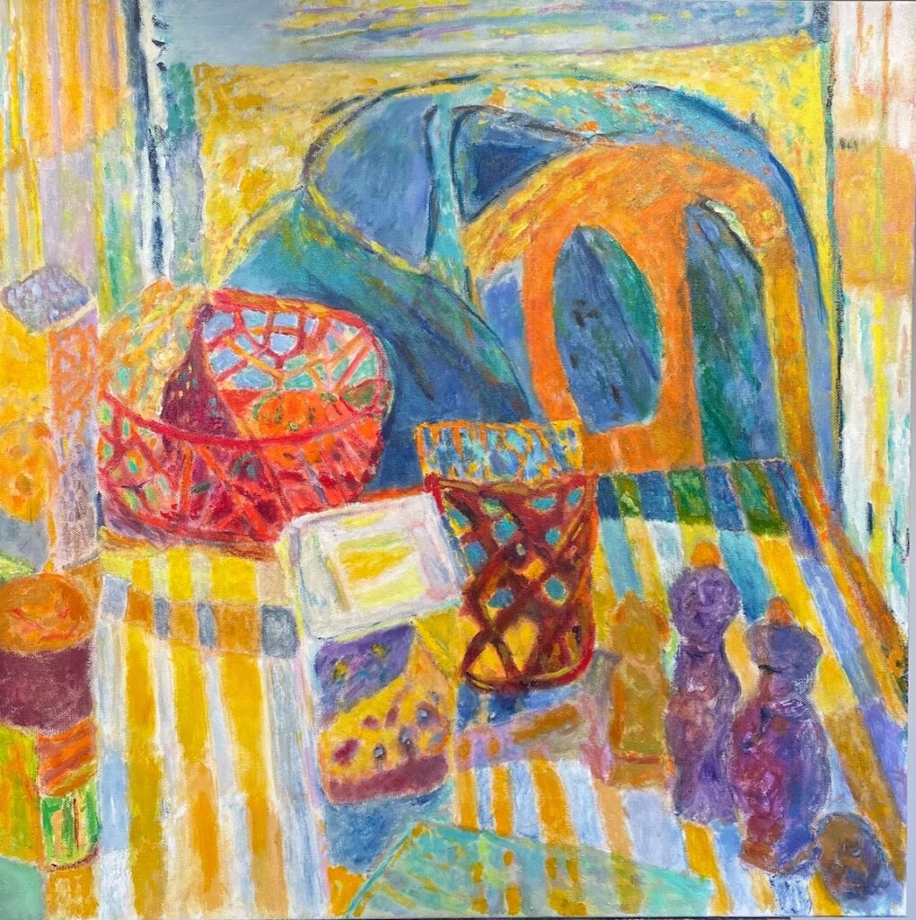 Vincent Joseph • <em>Morning Still Life</em> • Acrylic • 24″×24″ • $900.00