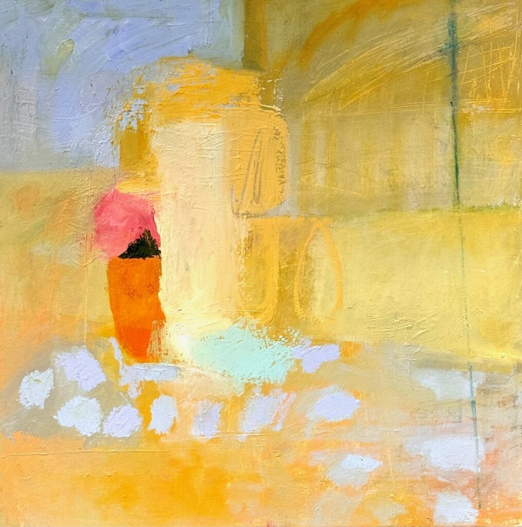 Ileen Kaplan • <em>The Bliss of Summer</em> • Oil on canvas • 24″× 24″ • $1,200.00