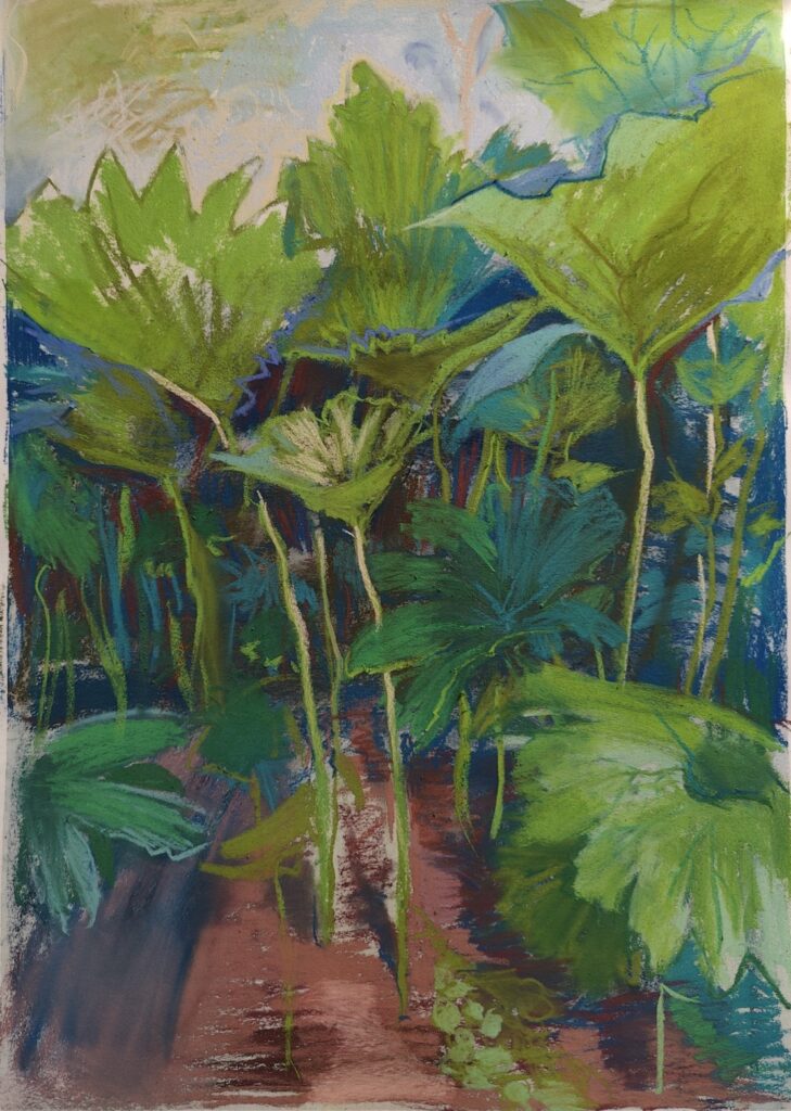 Irina Kassabova • <em>Cornell Plantations II</em> • Pastel on paper • 22″× 32″ • $300.00