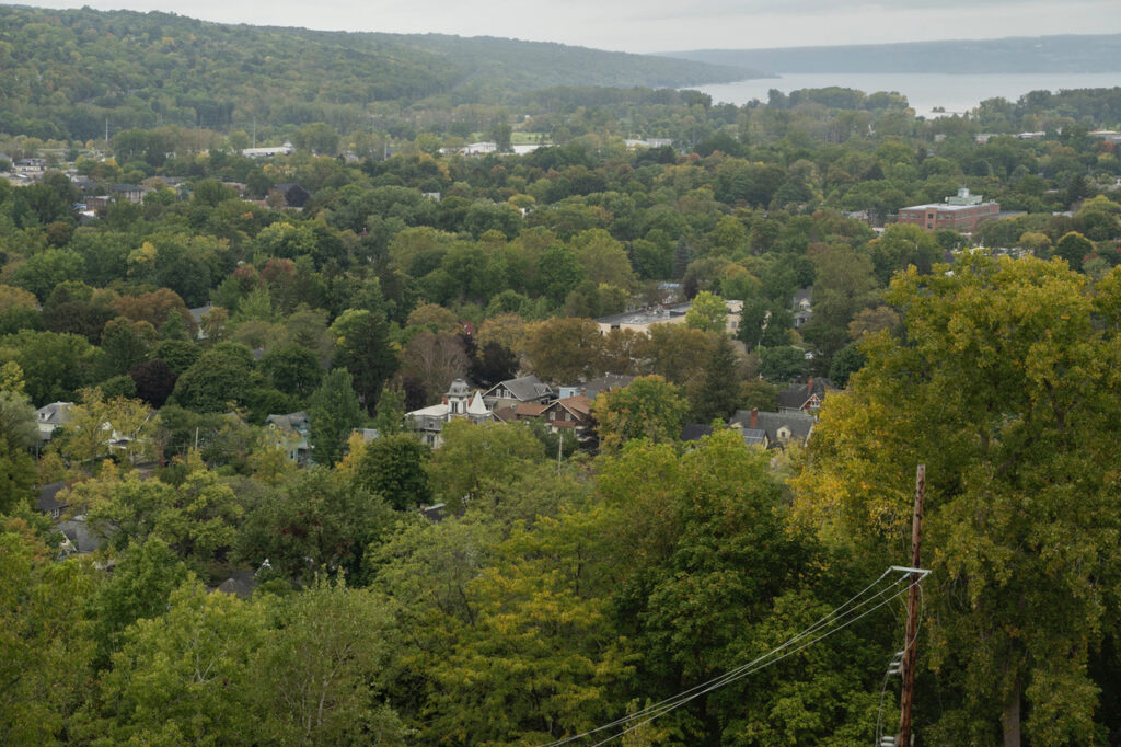 Susan C. Larkin • <em>View From the Former Morse Chain on South Hill</em> • Archival digital print • 20″× 16″ • $200.00