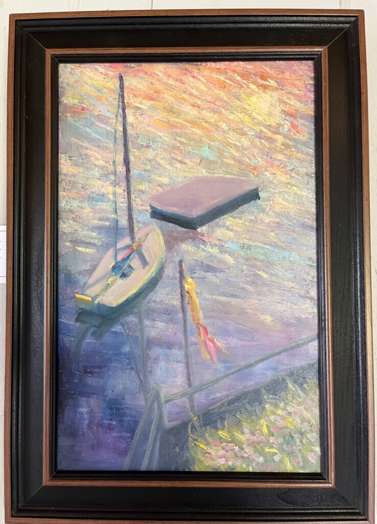 Hsiao-Pei Yang • <em>Summer Breeze</em> • Oil on canvas • 12″× 20″ • $450.00