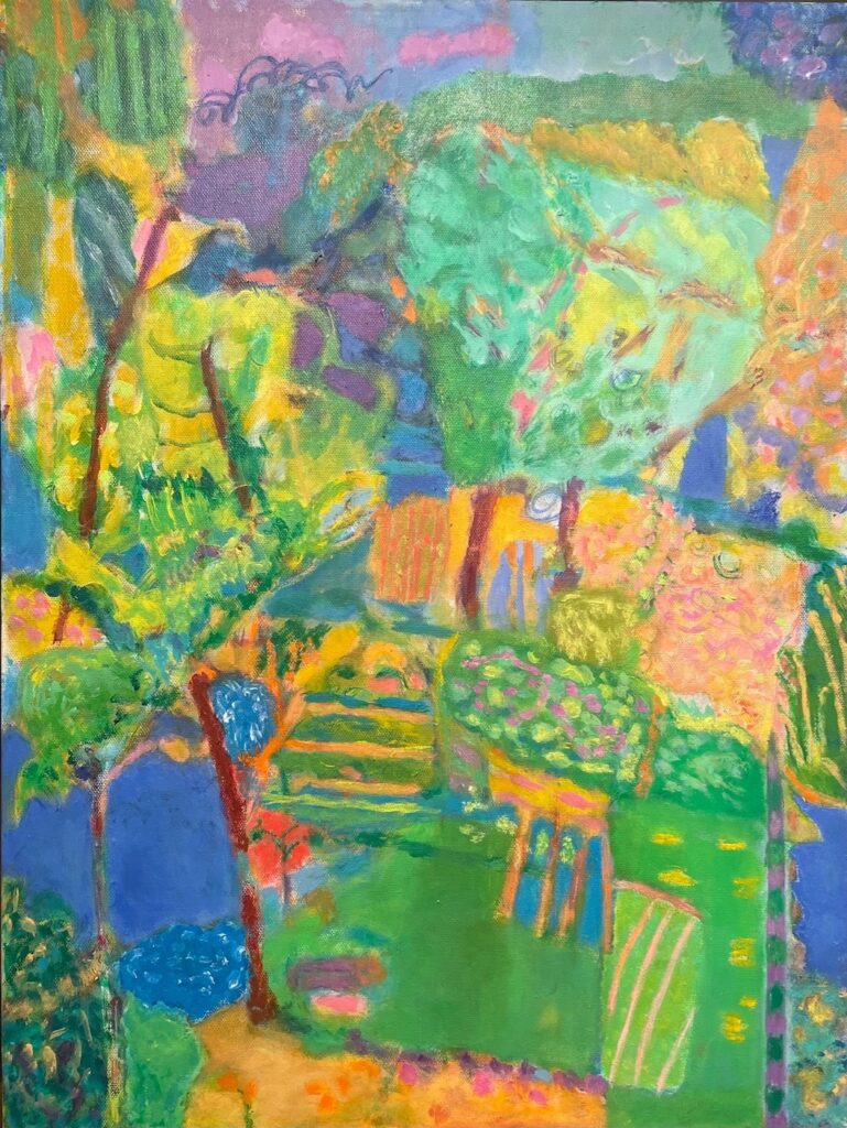 Vincent Joseph • <em>Garden #2</em> • Acrylic • 18″× 24″ • $500.00