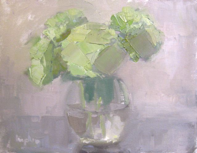 Ileen Kaplan • <em>Hydrangeas in a Vase</em> • NFS
