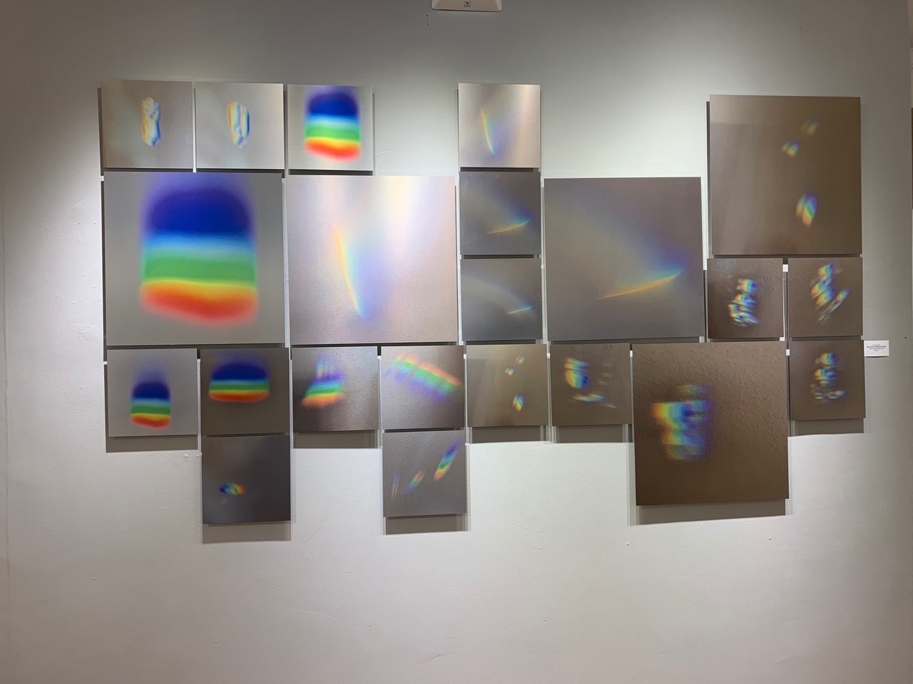 Connie Zehr • <em>Spectral Projections</em> • Multi-panel metal print • 90″×50″ • NFS