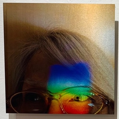 Connie Zehr • <em>Spectral Projections: On My Mind</em> • Metal print • 10″×10″ • NFS