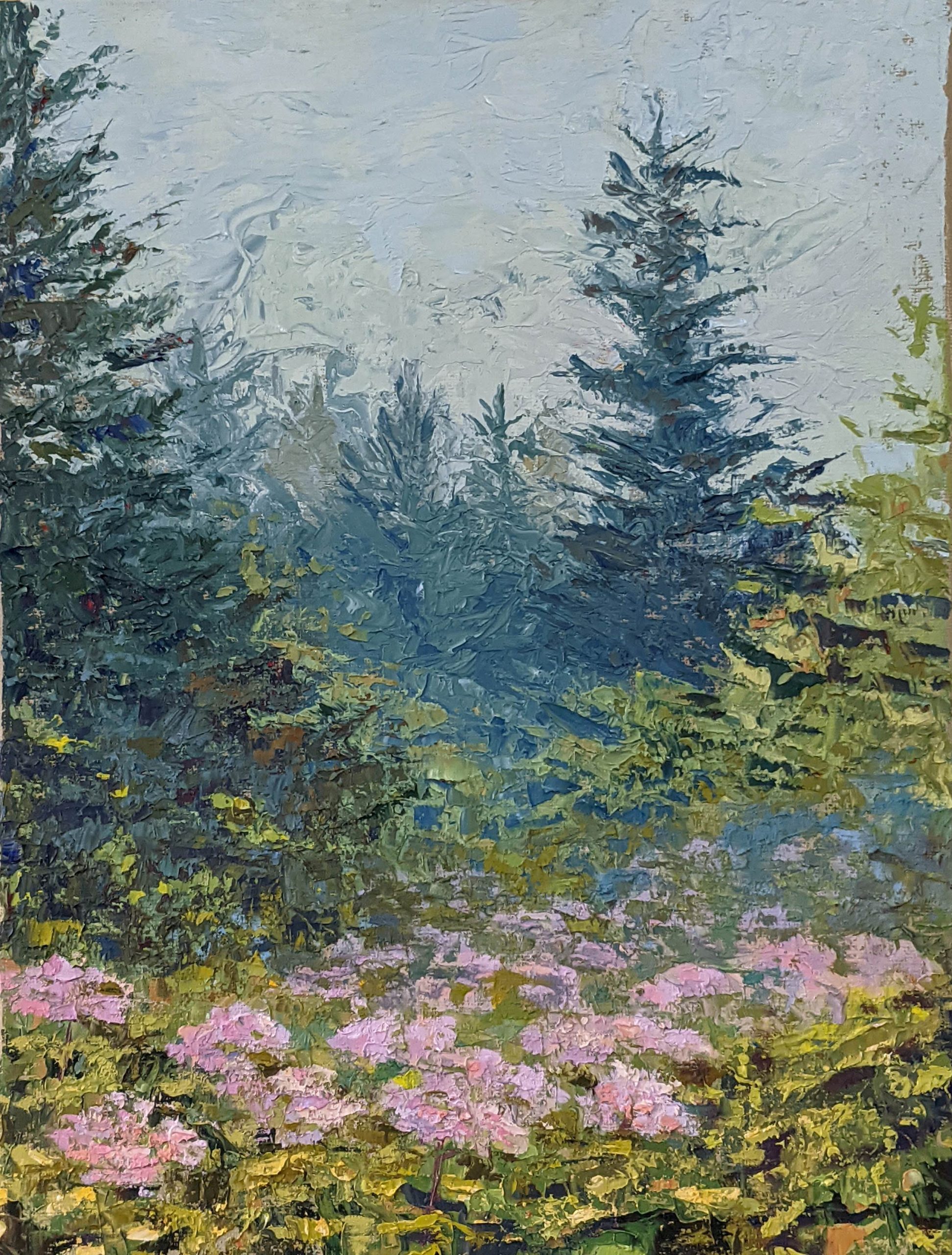 Diana Ozolins • <em>French Creek</em> • Oil on canvas • 12″×16″ • $350.00