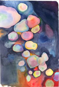 Margy Nelson • <em>Up and Away, watercolor</em> • NFS