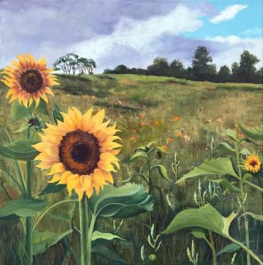 Patty L. Porter • <em>Sunflowers from Hayts Road</em> • NFS