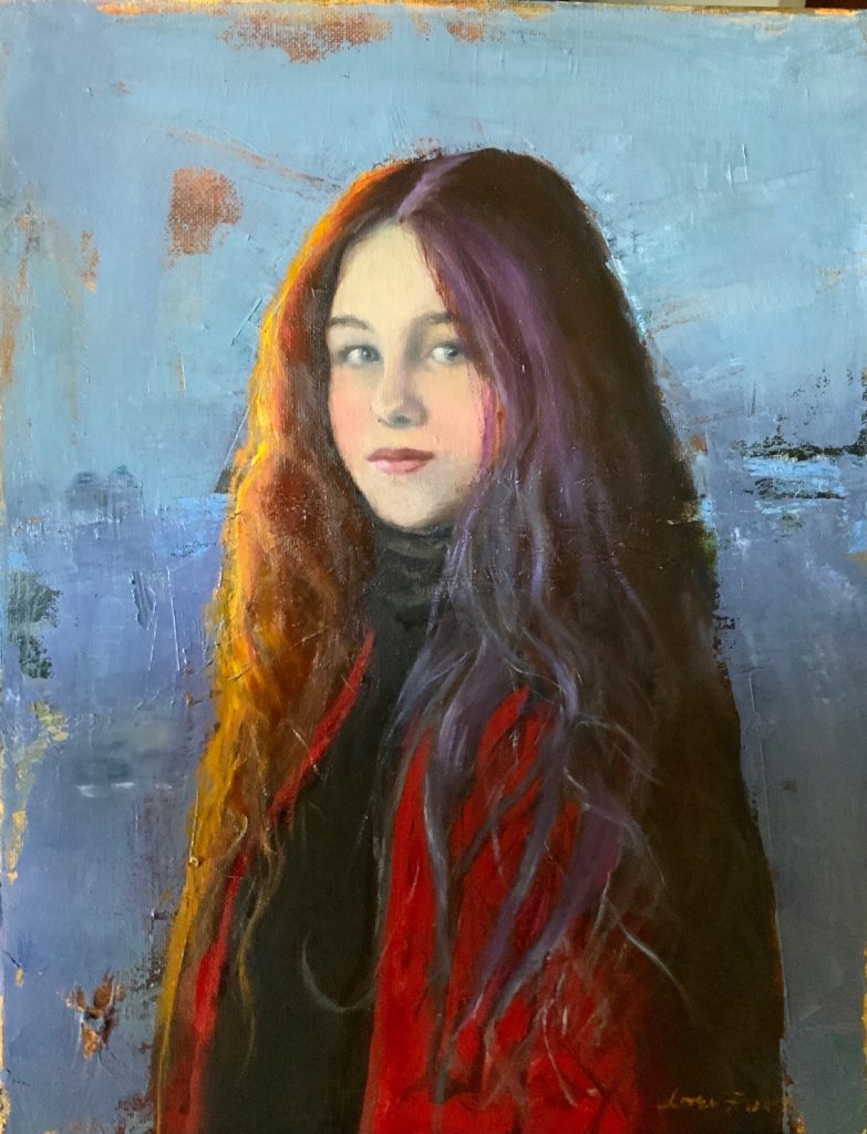 Lori Farist • <em>Fire and Ice</em> • Oil on linen  • 11″×14″ • $500.00<a class="purchase" href="https://state-of-the-art-gallery.square.site/product/lori-farist-fire-and-ice/812" target="_blank">Buy</a>