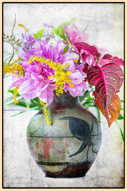 David Watkins • <em>September Bouquet</em> • Digital photograph on canvas • 30″×20″ • $415.00