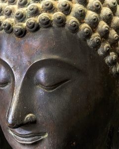 Nancy Ridenour • <em>Bronze Buddha Head</em> • NFS