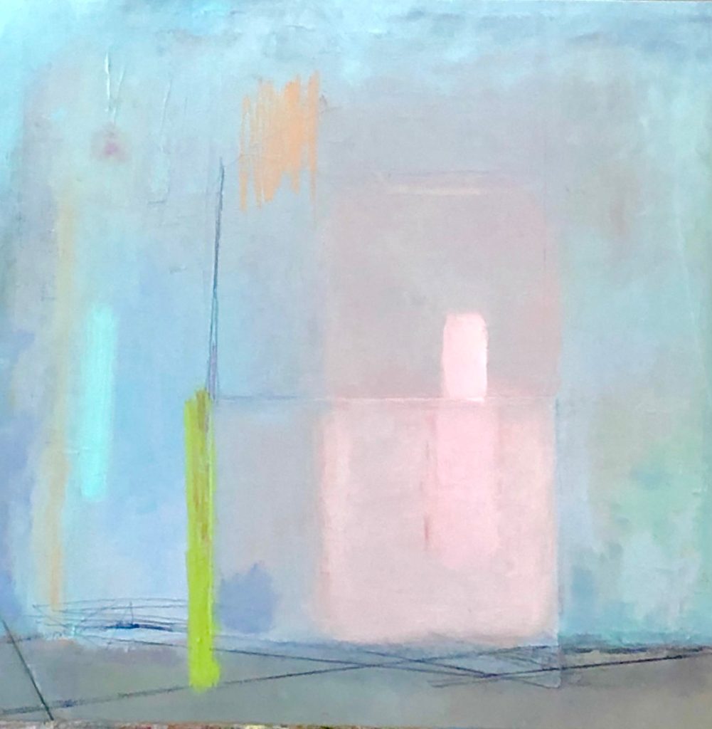 leen Kaplan • <em>Light of Awareness</em> • Oil over mixed media on canvas • 24″×24″ • $1,200.00<a class="purchase" href="https://state-of-the-art-gallery.square.site/product/leen-kaplan-light-of-awareness/1084" target="_blank">Buy</a>