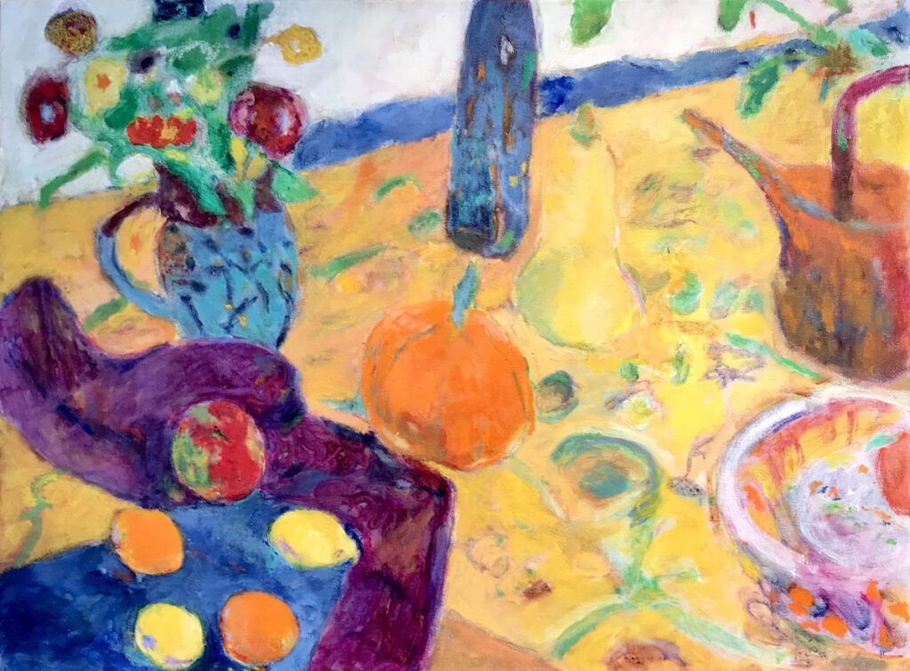 Vincent Joseph • <em>Pumpkin</em> • Acrylic • 24″×18″ • $800.00