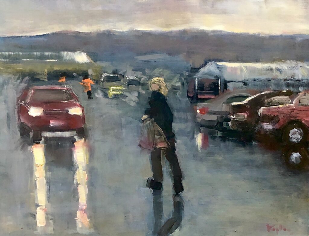 Ileen Kaplan • <em>Shopping at Wegman's</em> • Oil on panel • 16″×12″ • $600.00<a class="purchase" href="https://state-of-the-art-gallery.square.site/product/ileen-kaplan-shopping-at-wegman-s/1270" target="_blank">Buy</a>