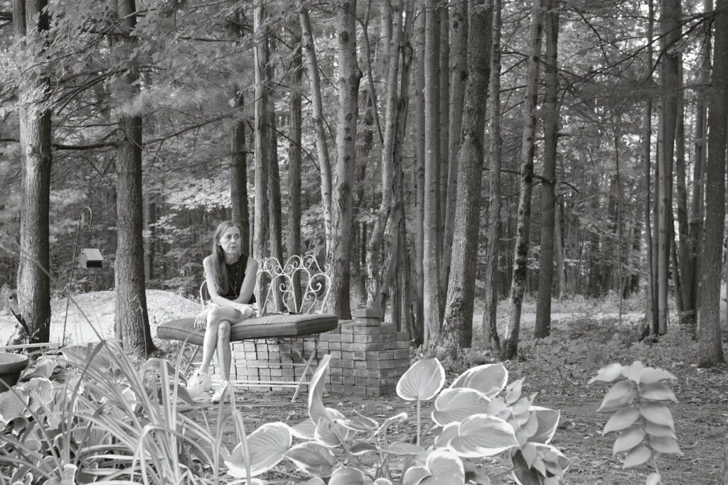 Susan C. Larkin • <em>BJ in One of her Gardens</em> • Archival digital print • 24″×18″ • $300.00