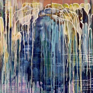 Patricia Brown • <em>Untitled, November 20, 2022</em> • Acrylic on canvas • 30″×30″ • $700.00