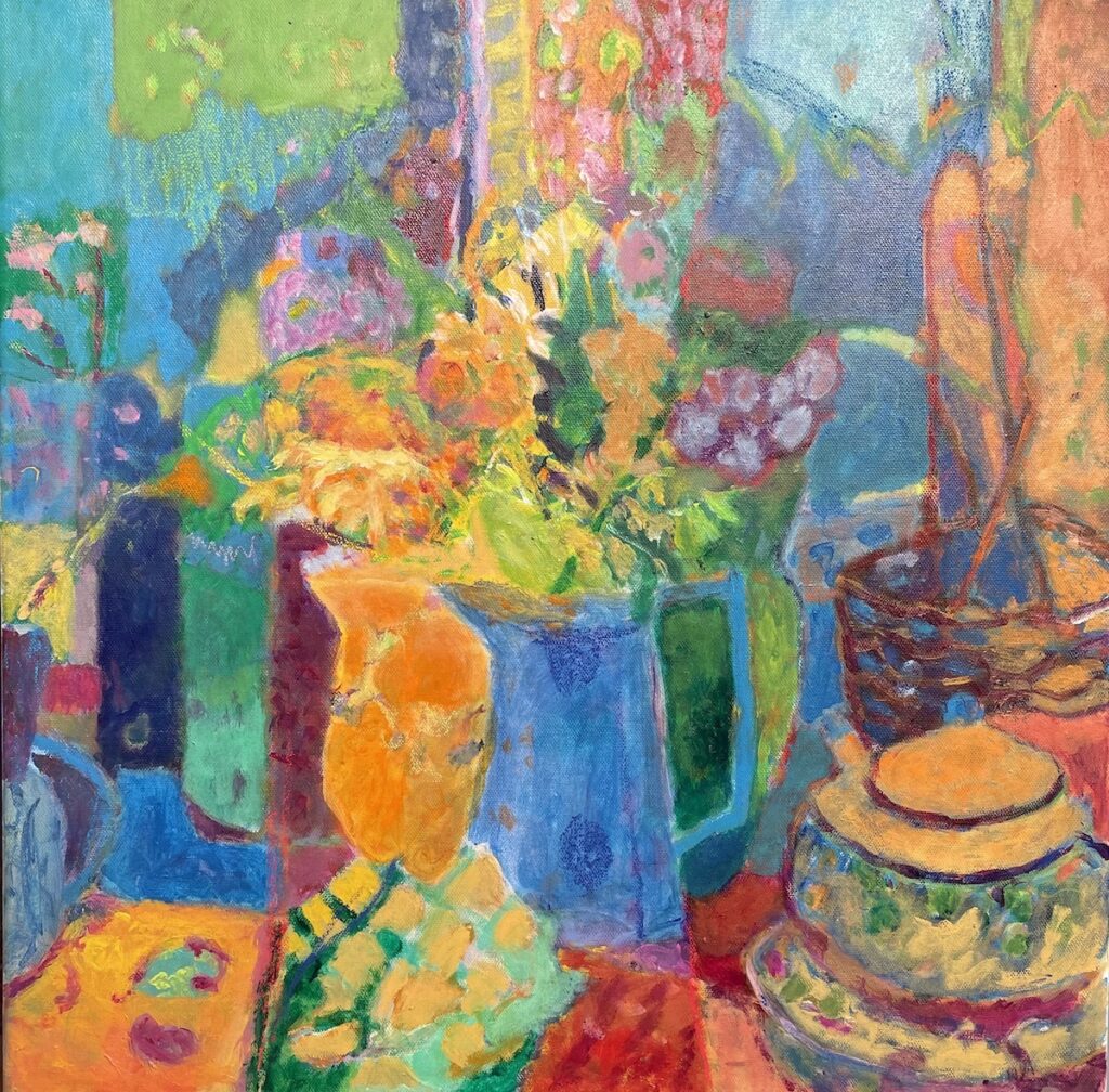 Vincent Joseph • <em>Tea Pot</em> • Acrylic • 20″×20″ • $1,500.00