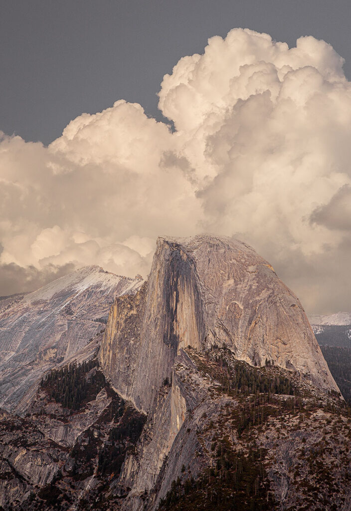 David Watkins Jr • <em>Developing Thunderstorm over Half Dome, Yosemite National Park</em> • Archival pigment print • 24″×20″ • $225.00