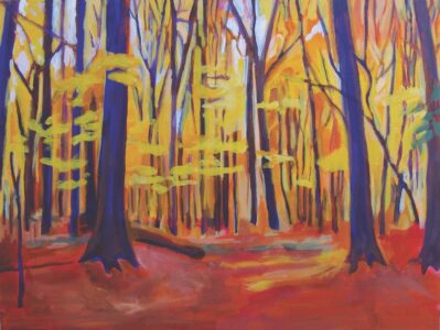 Katrina Morse • <em>Autumn Gold</em> • Acrylic on canvas • 24″×18″ • $450.00
