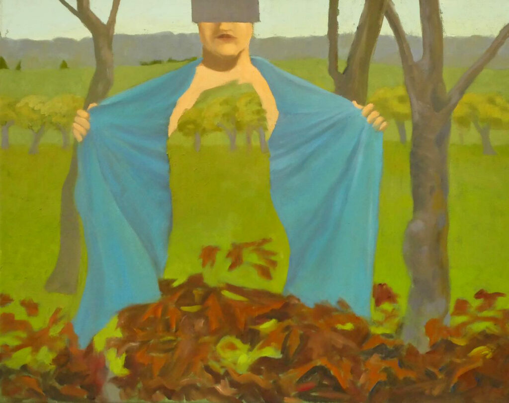 Diana Ozolins • <em>Gaia Nurtures</em> • Oil on canvas  • 17″×21″ • NFS