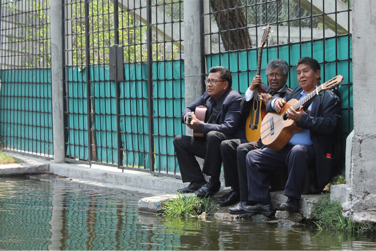 Mariachis in Xochimilco by Laura Mead