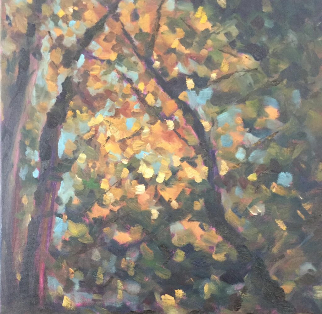 Hsiao-Pei Yang • <em>Light from Above</em> • Oil on canvas • 12″×12″ • $450.00