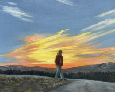 Patty L Porter • <em>Solitude on Pine Ridge</em> • Oil on canvas • 20″×16″ • $600.00
