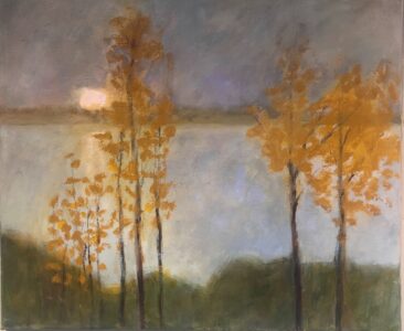 Ileen Kaplan • <em>Autumn Moon</em> • Oil on canvas • 24″×20″ • $1,200.00