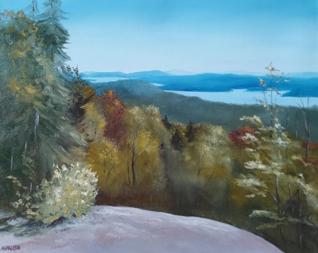 Annemiek Haralson • <em>View From Bald Mountain</em> • Oil on canvas • 20″×16″ • $475.00
