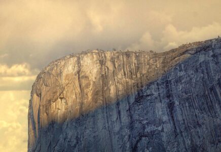 Late Afternoon Light from Clearing Storm, El Capitan, Yosemite by David Watkins Jr