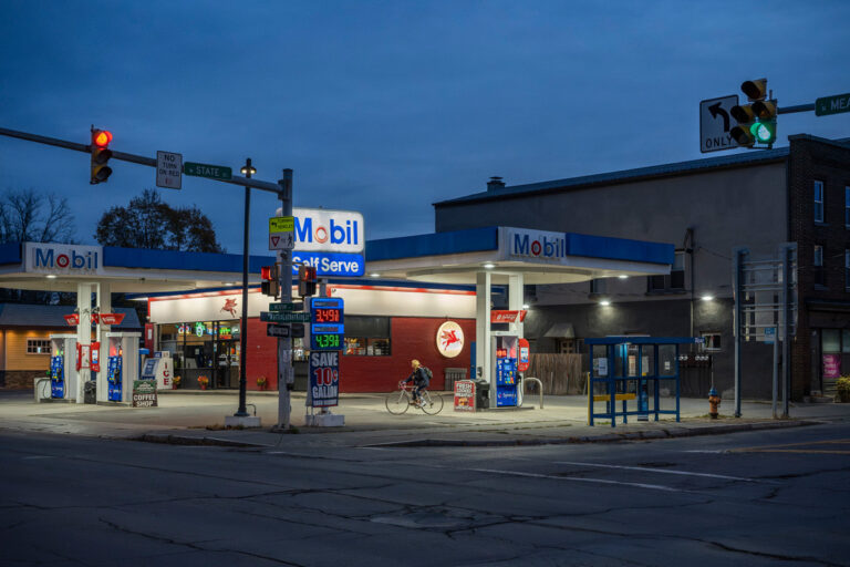 Meadow and State Streets, Ithaca, 2023 by Harry Littell