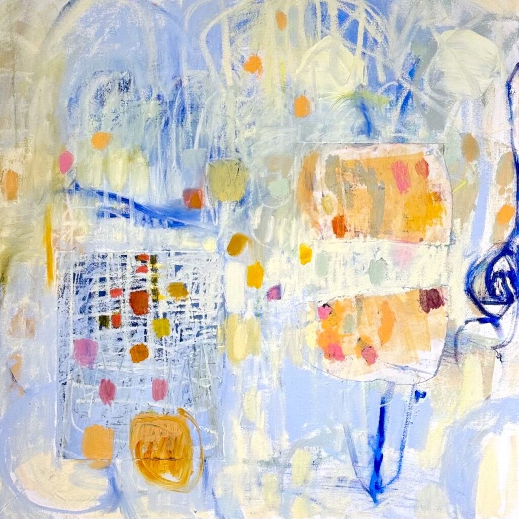 Ileen Kaplan • <em>Esprit</em> • Oil on canvas • 36″× 36″ • $1,975.00