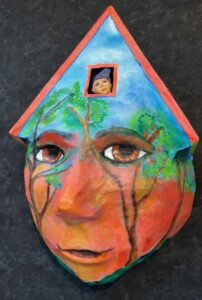 Jane Dennis • <em>Get Up Around Me</em> • Mixed media • 21″× 14″× 9″ • NFS