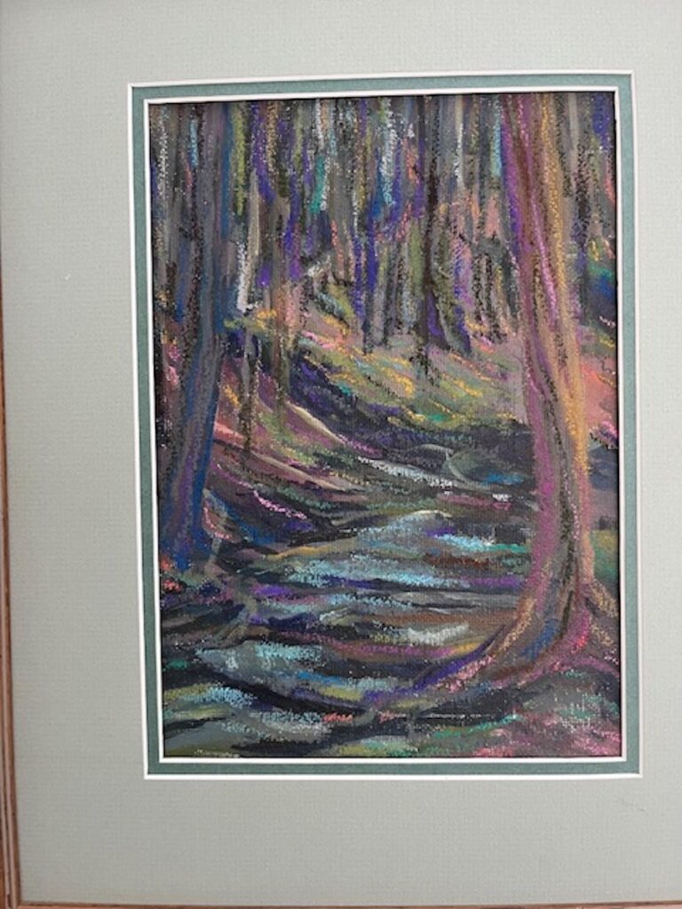 Hsiao-Pei Yang • <em>Winter Forest</em> • Acrylic and oil pastel on board • 10″× 8″ • $200.00<a class="purchase" href="https://state-of-the-art-gallery.square.site/product/hsiao-pei-yang-winter-forest/3586" target="_blank">Buy</a>