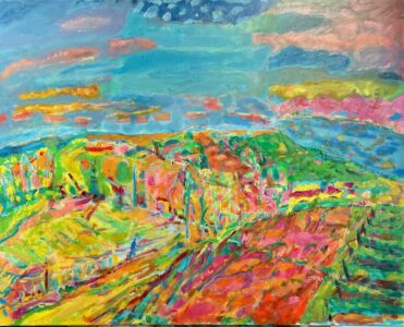 Vincent Joseph • <em>In the Vineyard</em> • Acrylic • 30″× 24″ • $600.00