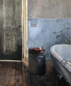 Austin MacRae • <em>January Morning</em> • Acrylic on cradled masonite • 20″× 24″ • $800.00