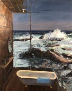 Austin MacRae • <em>Just Another Kohler Sunrise</em> • Acrylic on cradled masonite • 24″× 30″ • $1,200.00