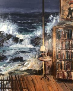 Austin MacRae • <em>Open Concept Study</em> • Acrylic on board • 16″× 20″ • $600.00